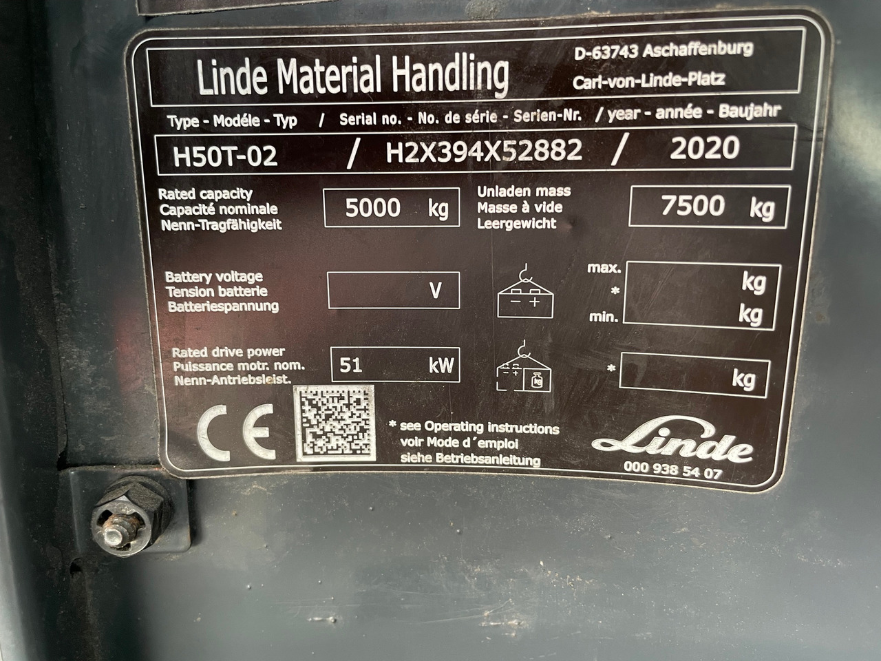 Pirun ngritës Linde H50T-02-394 EVO: foto 6 Pirun ngritës Linde H50T-02-394 EVO: foto 6