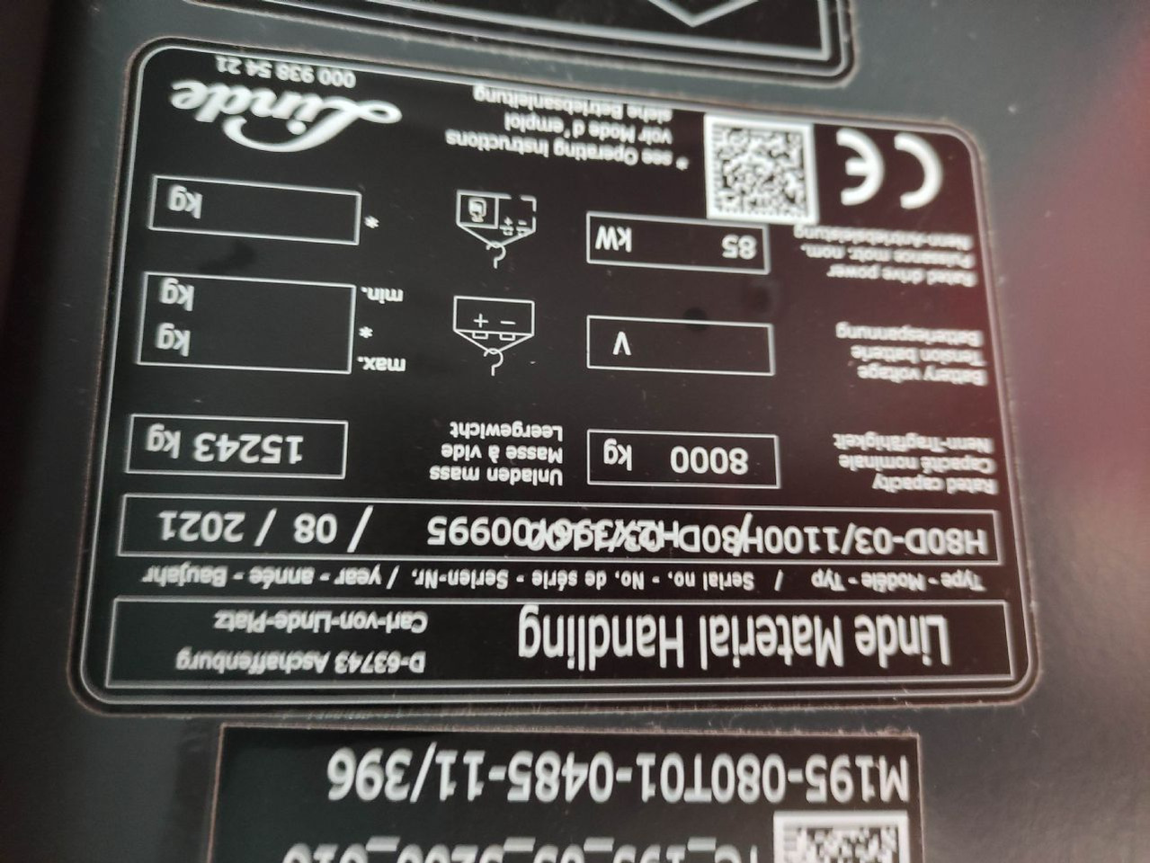 Pirun më naftë Linde H80D-1100-03-396: foto 9 Pirun më naftë Linde H80D-1100-03-396: foto 9