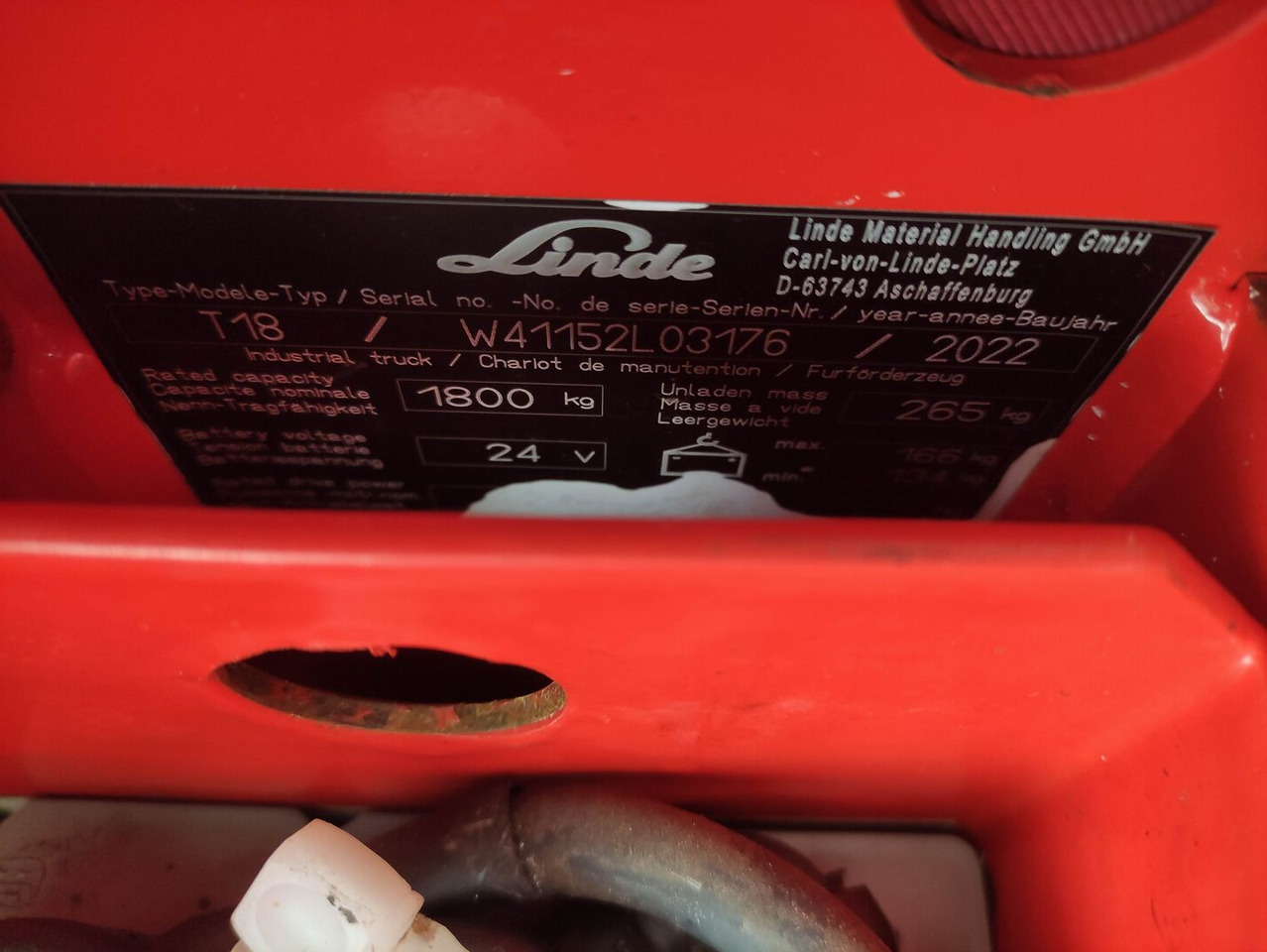 Linde T18-1152 - Pirun paletash: foto 5 Linde T18-1152 - Pirun paletash: foto 5