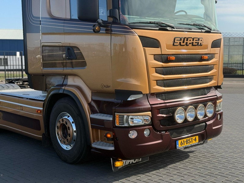 Scania R730 V8 V8, SHOWTRUCK VOLLUCHT, RETARDER, HYDRAULIEK, BOOGIE, ALU WIELEN, LEER. - Gjysmë-kamion: foto 3 Scania R730 V8 V8, SHOWTRUCK VOLLUCHT, RETARDER, HYDRAULIEK, BOOGIE, ALU WIELEN, LEER. - Gjysmë-kamion: foto 3