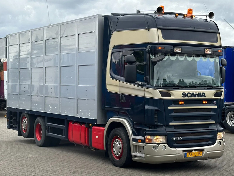 Scania R420 6x2 Topline / 3 Stock Animal Transport / Retarder / Euro 5 - Kamion bagëtish: foto 2 Scania R420 6x2 Topline / 3 Stock Animal Transport / Retarder / Euro 5 - Kamion bagëtish: foto 2