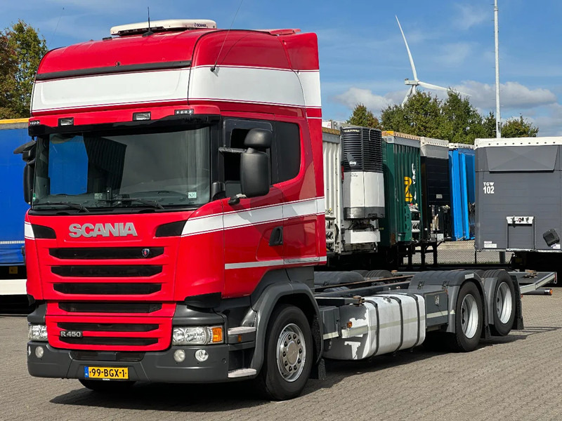 Scania R450 6x2 BDF Full Air / Retarder / 2 Tank / No EGR / 06-2026 Apk! - Transportjer kontejnerësh/ Kamion me karroceri të çmontueshme: foto 1 Scania R450 6x2 BDF Full Air / Retarder / 2 Tank / No EGR / 06-2026 Apk! - Transportjer kontejnerësh/ Kamion me karroceri të çmontueshme: foto 1