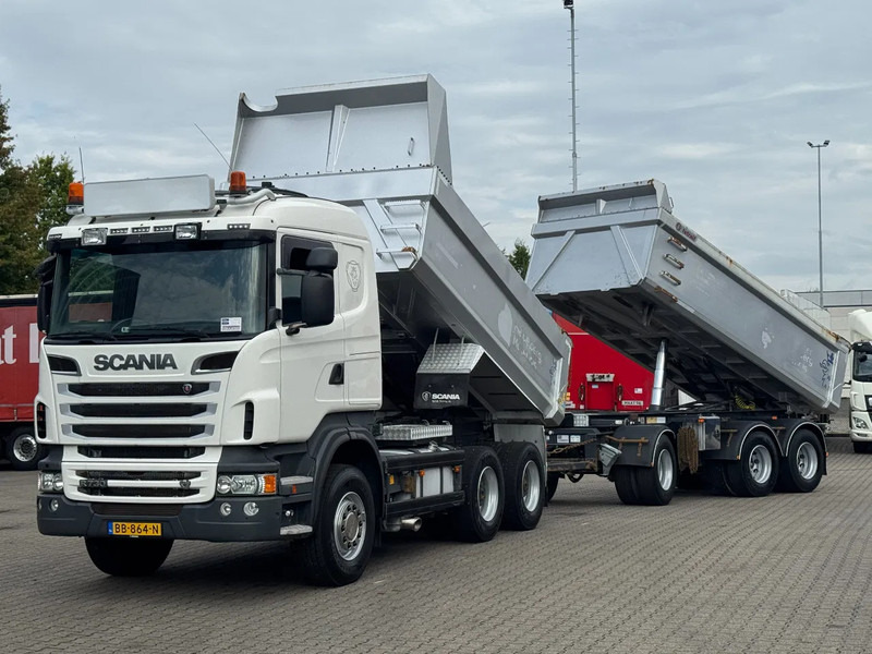 Scania R730 V8 6x4 Kipper Combi Retarder Euro 5 - Kamion vetëshkarkues: foto 1 Scania R730 V8 6x4 Kipper Combi Retarder Euro 5 - Kamion vetëshkarkues: foto 1