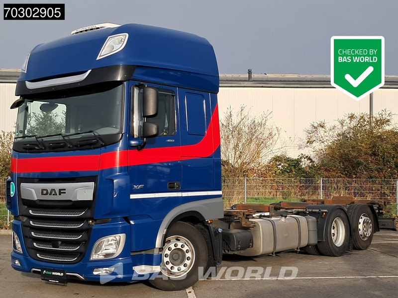 DAF XF 480 6X2 BDF Retarder SSC Lift+Steering Axle Automatic Euro 6 - Transportjer kontejnerësh/ Kamion me karroceri të çmontueshme: foto 1 DAF XF 480 6X2 BDF Retarder SSC Lift+Steering Axle Automatic Euro 6 - Transportjer kontejnerësh/ Kamion me karroceri të çmontueshme: foto 1