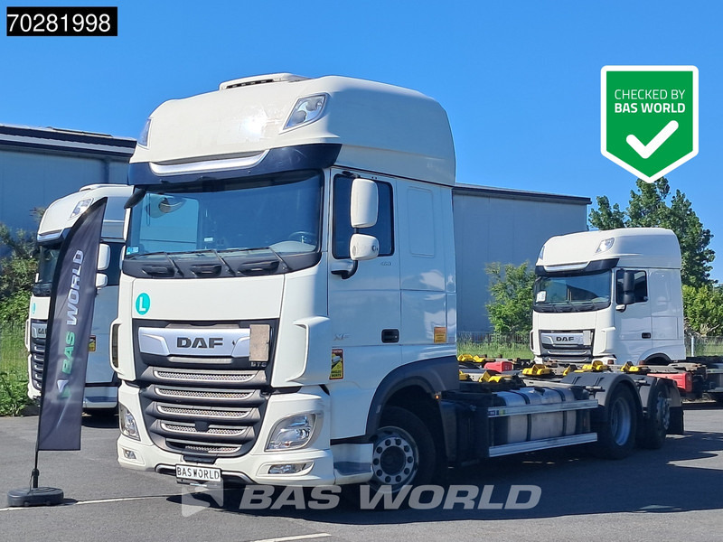 DAF XF 480 6X2 SSC Retarder 2x Tanks Lift+Lenkachse Standklima ACC LED - Transportjer kontejnerësh/ Kamion me karroceri të çmontueshme: foto 1 DAF XF 480 6X2 SSC Retarder 2x Tanks Lift+Lenkachse Standklima ACC LED - Transportjer kontejnerësh/ Kamion me karroceri të çmontueshme: foto 1