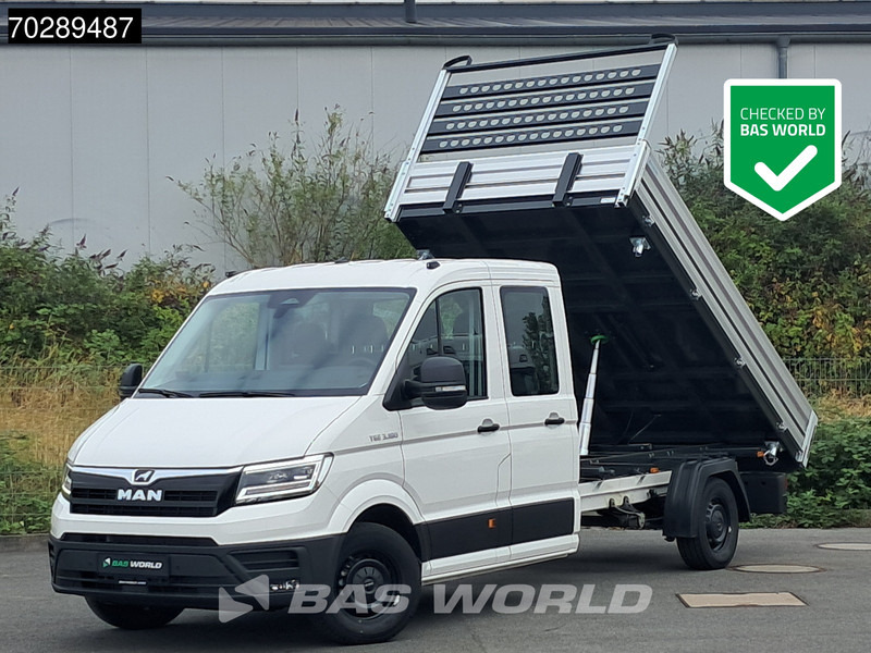MAN TGE 3.180 Neu! Dreiseitenkipper Automatik 2025 Facelift 180PS AHK LED Klima Tempomat Navi ACC Euro6 Kieper 3m3 A/C Towbar Cruise control - Kamioncine vetëshkarkuese: foto 1 MAN TGE 3.180 Neu! Dreiseitenkipper Automatik 2025 Facelift 180PS AHK LED Klima Tempomat Navi ACC Euro6 Kieper 3m3 A/C Towbar Cruise control - Kamioncine vetëshkarkuese: foto 1
