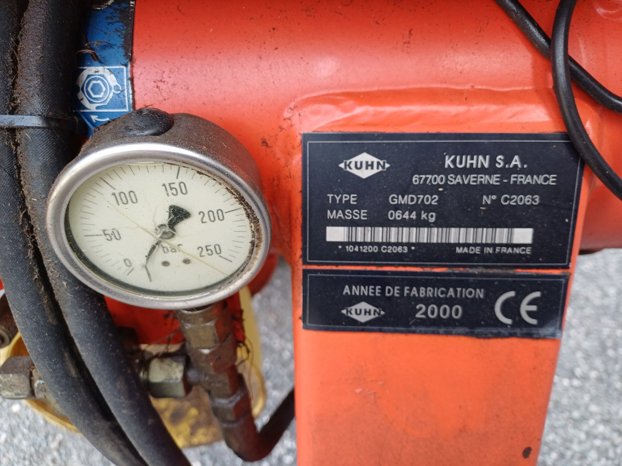 Kuhn GMD 702 (23145) - Korrëse bari: foto 4 Kuhn GMD 702 (23145) - Korrëse bari: foto 4