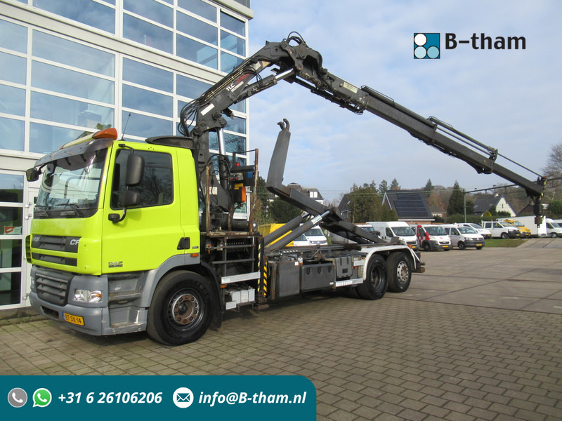 DAF CF 85 VDL Haak - Atlas Terex 240.2E Kraan - Kamion vetëngarkues, Kamion me vinç: foto 1 DAF CF 85 VDL Haak - Atlas Terex 240.2E Kraan - Kamion vetëngarkues, Kamion me vinç: foto 1