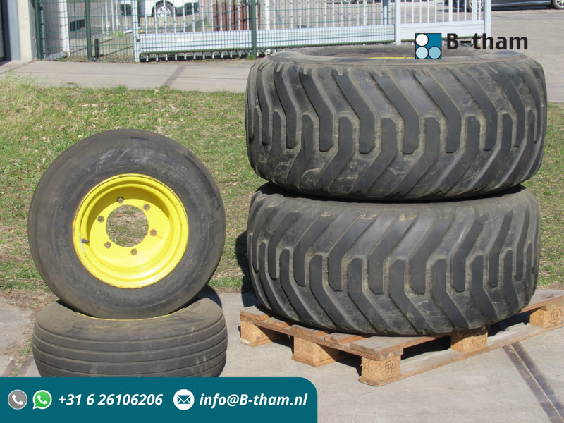 John Deere 5515V NOKIAN 550/60R22.5 + Voor Banden + Velg - Rrota për Minitraktor: foto 1 John Deere 5515V NOKIAN 550/60R22.5 + Voor Banden + Velg - Rrota për Minitraktor: foto 1