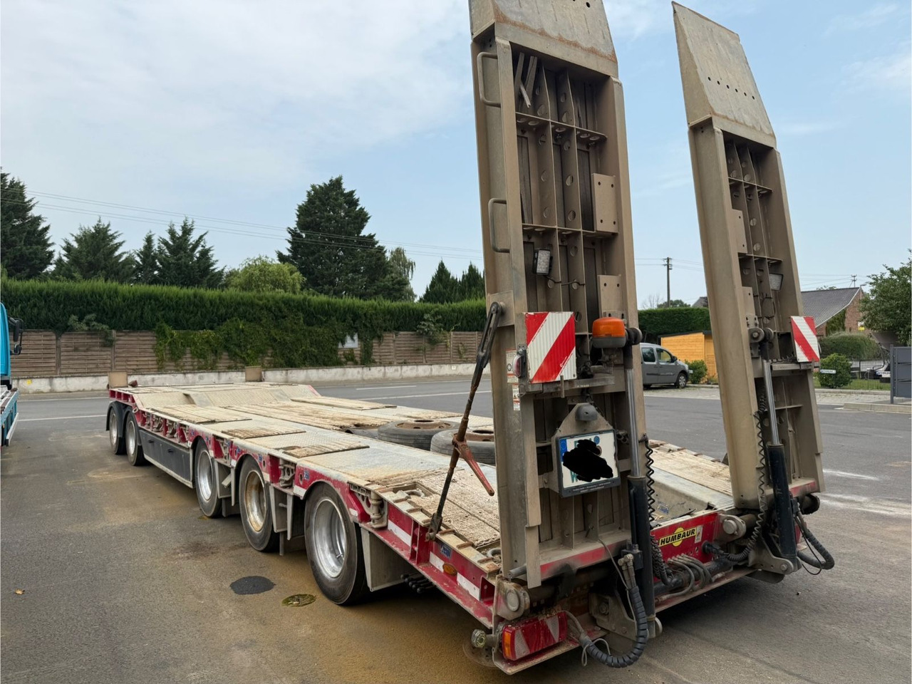 Humbaur 5-Achs Tieflader / Lift- und Lenkachse/ 50 to - Rimorkio me plan ngarkimi të ulët: foto 4 Humbaur 5-Achs Tieflader / Lift- und Lenkachse/ 50 to - Rimorkio me plan ngarkimi të ulët: foto 4