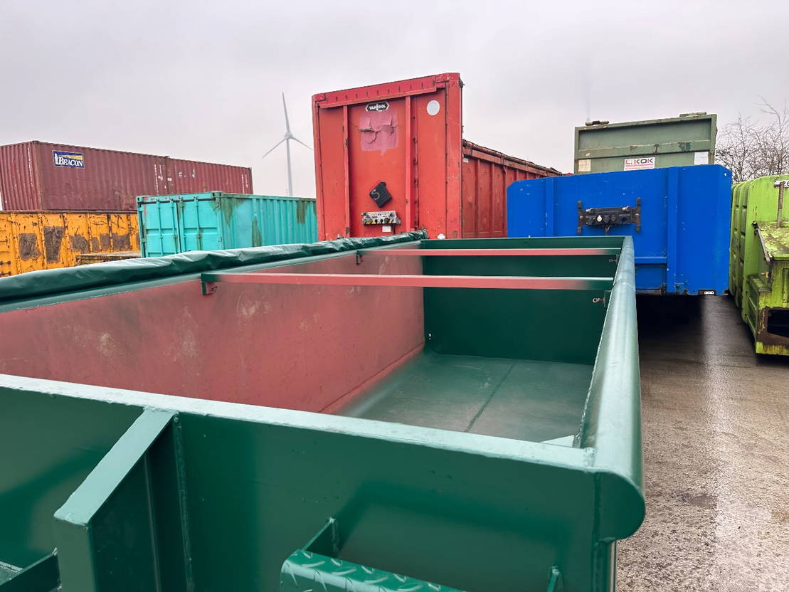 Sidalco 20 m3 slibcontainers met afdekzeil - Kontejner roll-off: foto 2 Sidalco 20 m3 slibcontainers met afdekzeil - Kontejner roll-off: foto 2