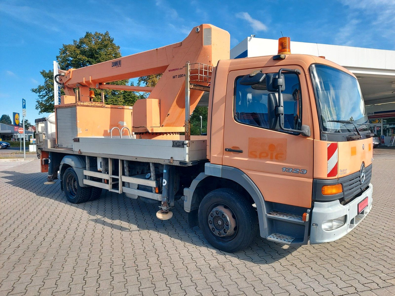 Mercedes-Benz ATEGO 1323 HUBSTEIGER WUMAG WT220H - Platformë ajrore e montuar në kamion: foto 3 Mercedes-Benz ATEGO 1323 HUBSTEIGER WUMAG WT220H - Platformë ajrore e montuar në kamion: foto 3