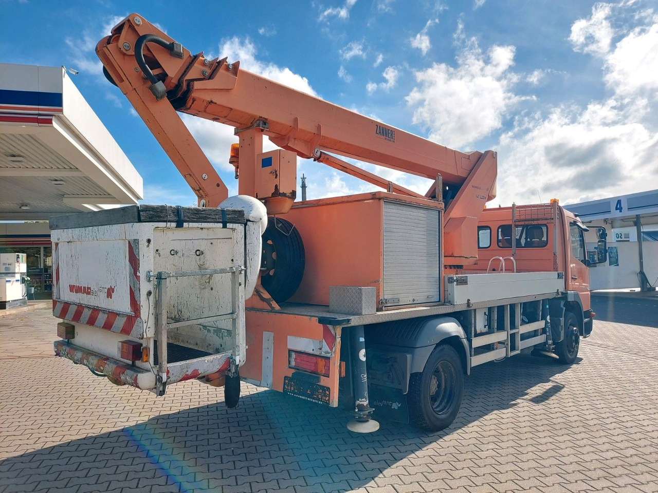 Mercedes-Benz ATEGO 1323 HUBSTEIGER WUMAG WT220H - Platformë ajrore e montuar në kamion: foto 4 Mercedes-Benz ATEGO 1323 HUBSTEIGER WUMAG WT220H - Platformë ajrore e montuar në kamion: foto 4