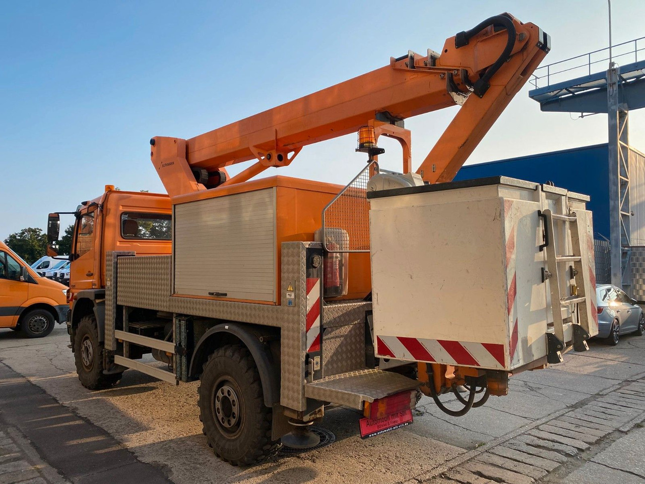 Mercedes-Benz ATEGO 4X4 1324 Hub Steiger Ruthmann T220 - Platformë ajrore e montuar në kamion: foto 5 Mercedes-Benz ATEGO 4X4 1324 Hub Steiger Ruthmann T220 - Platformë ajrore e montuar në kamion: foto 5