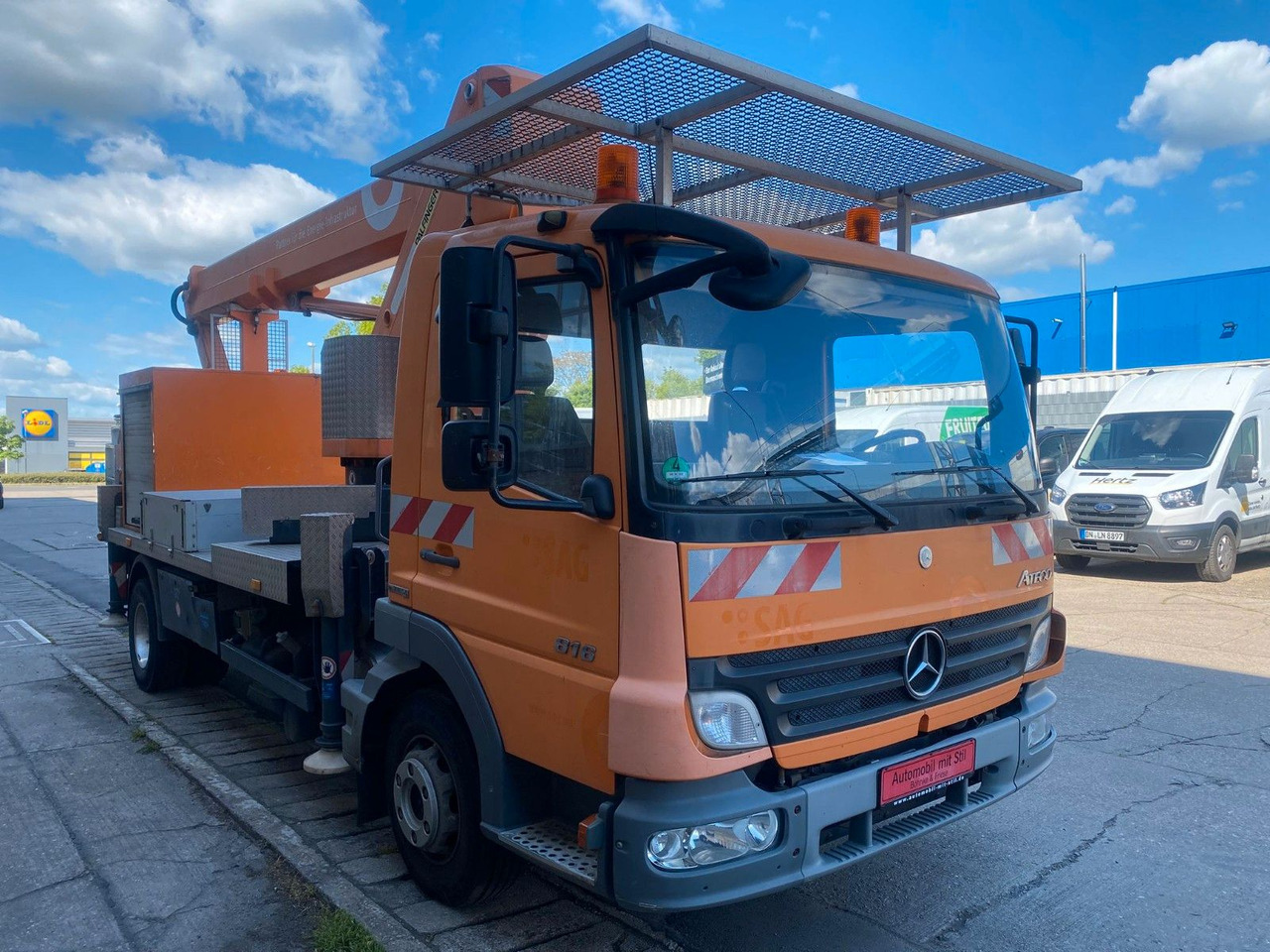 Mercedes-Benz ATEGO WUMAG ELEVANT WT230 23m TÜV - Platformë ajrore e montuar në kamion: foto 2 Mercedes-Benz ATEGO WUMAG ELEVANT WT230 23m TÜV - Platformë ajrore e montuar në kamion: foto 2