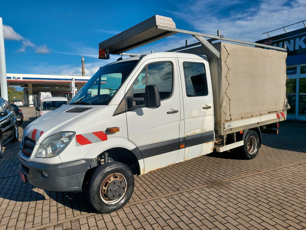 Mercedes-Benz Sprinter II Pritsche DoKa 516 4X4 Plane 6 Sitze - Kamioncine me tendë, Kamioncine dopio kabinë: foto 3 Mercedes-Benz Sprinter II Pritsche DoKa 516 4X4 Plane 6 Sitze - Kamioncine me tendë, Kamioncine dopio kabinë: foto 3