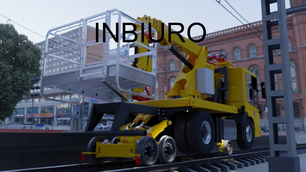 Inbiuro Mercedes Econic - Platformë ajrore e montuar në kamion: foto 1 Inbiuro Mercedes Econic - Platformë ajrore e montuar në kamion: foto 1