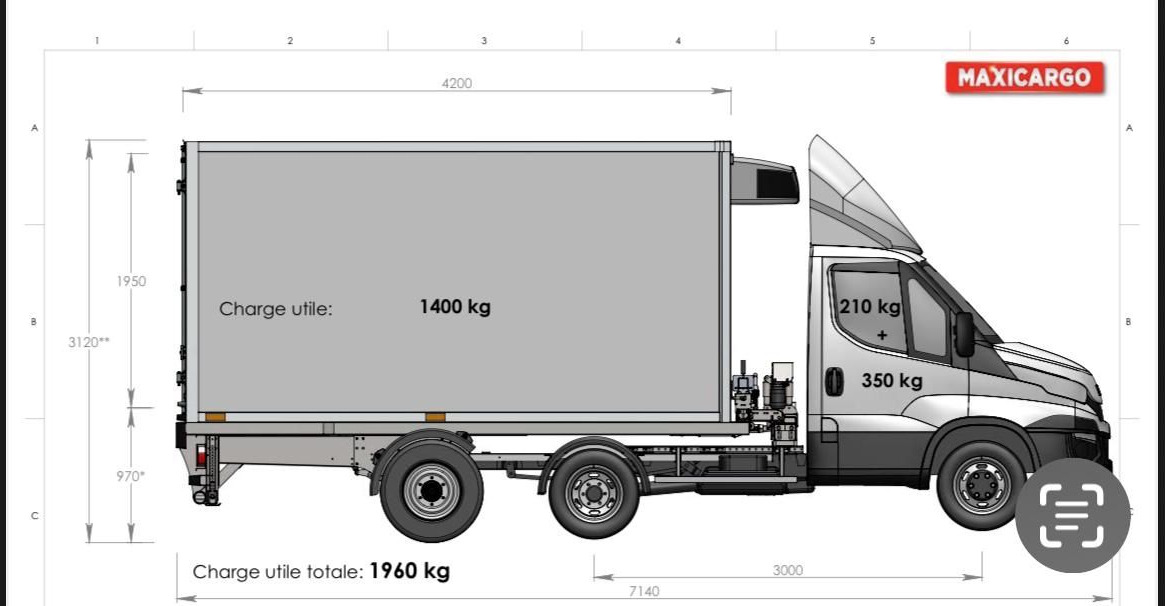 Iveco Daily 35C18 MAXICARGO Kühlkoffer/CARRIER/AC/EU6 - Furgon frigorifer: foto 5 Iveco Daily 35C18 MAXICARGO Kühlkoffer/CARRIER/AC/EU6 - Furgon frigorifer: foto 5