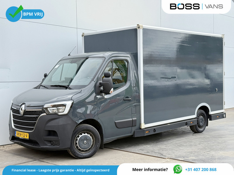 Renault Master Plancher T35 2.3 dCi 150pk Automaat APK 06-2026 Luchtvering LED Airco Cruise Control Camera Foodtruck Meubelbak Paardenwagen - Kamioncine me kontinier: foto 1 Renault Master Plancher T35 2.3 dCi 150pk Automaat APK 06-2026 Luchtvering LED Airco Cruise Control Camera Foodtruck Meubelbak Paardenwagen - Kamioncine me kontinier: foto 1