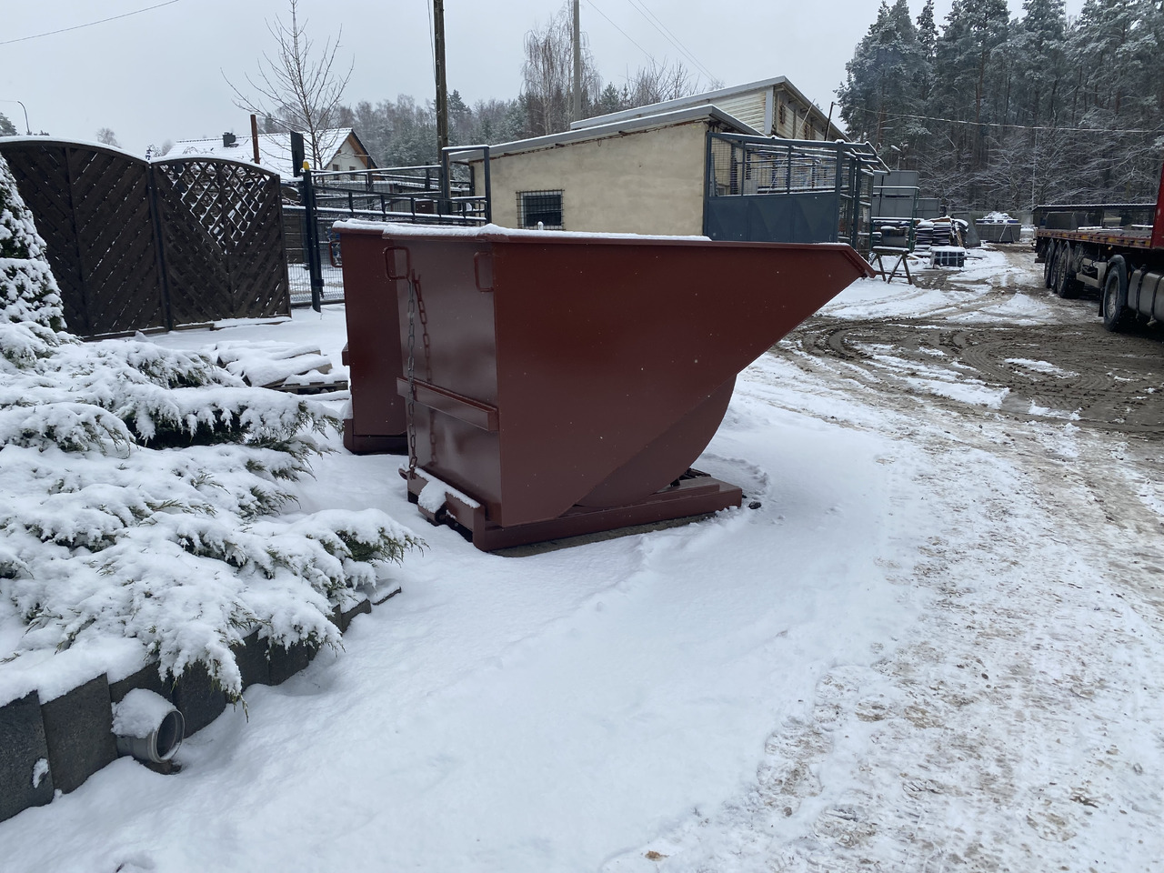 Metal-K Pojemnik samowyładowczy/kippercontainer TK1100 - Kontejner vetëshkarkues: foto 3 Metal-K Pojemnik samowyładowczy/kippercontainer TK1100 - Kontejner vetëshkarkues: foto 3