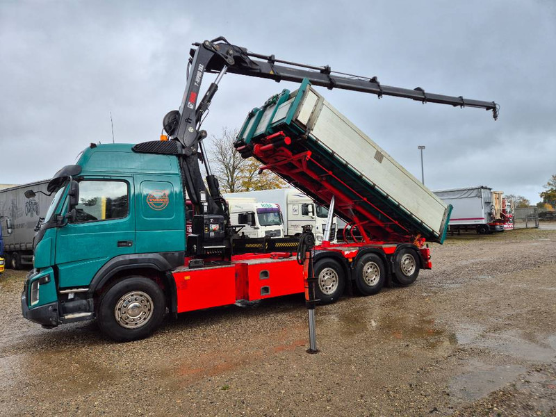 Volvo FMX 500 8x4 // HIAB X-HIPRO 262 EP-5 // 3-Tipper - Kamion me vinç: foto 1 Volvo FMX 500 8x4 // HIAB X-HIPRO 262 EP-5 // 3-Tipper - Kamion me vinç: foto 1