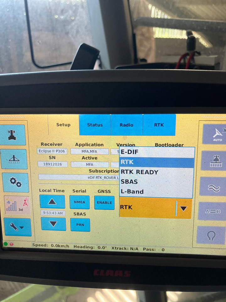 Claas Guidance Equipment RTK Ready - Sistemi i lundrimit për Makineri bujqësore: foto 1 Claas Guidance Equipment RTK Ready - Sistemi i lundrimit për Makineri bujqësore: foto 1