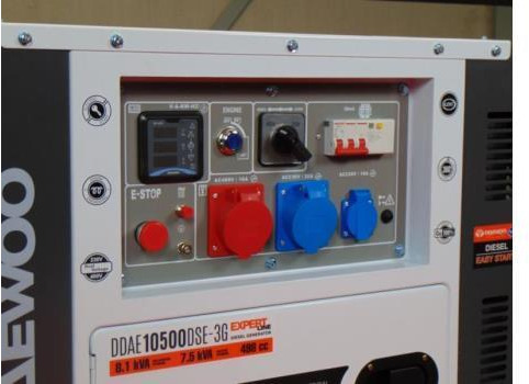 Daewoo DDAE10500DSE-3G Diesel Stroomgenerator (Nieuw) - Set gjeneratori: foto 3 Daewoo DDAE10500DSE-3G Diesel Stroomgenerator (Nieuw) - Set gjeneratori: foto 3