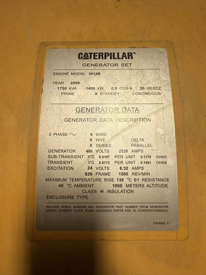 CATPILLAR 3512B - Makineri industriale, Set gjeneratori: foto 4 CATPILLAR 3512B - Makineri industriale, Set gjeneratori: foto 4