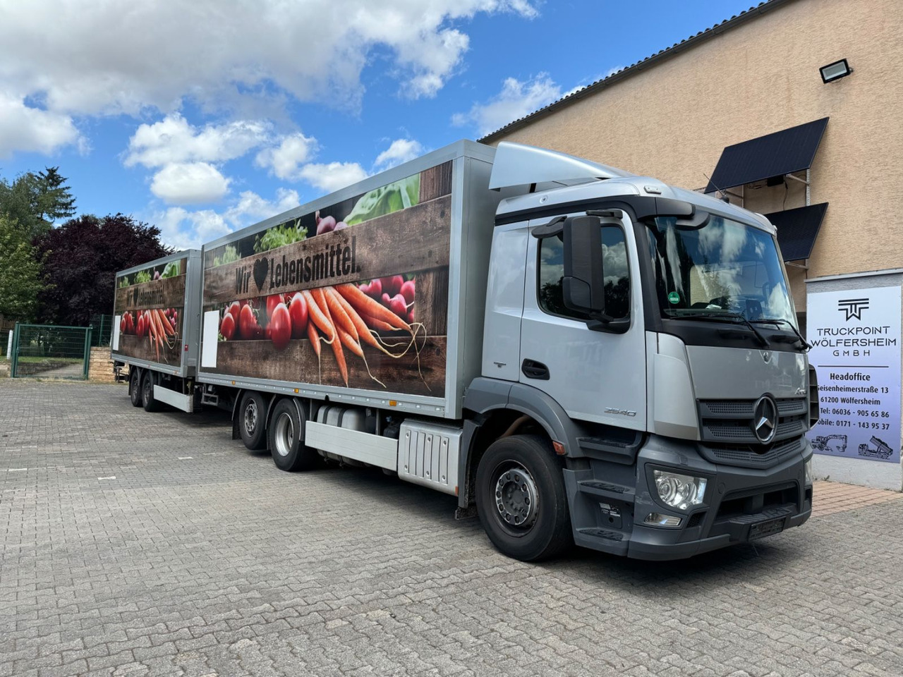 Mercedes-Benz Antos 2540/Durchladbar/2xLBW/Frigoblock/2instock - Kamion frigorifer: foto 1 Mercedes-Benz Antos 2540/Durchladbar/2xLBW/Frigoblock/2instock - Kamion frigorifer: foto 1