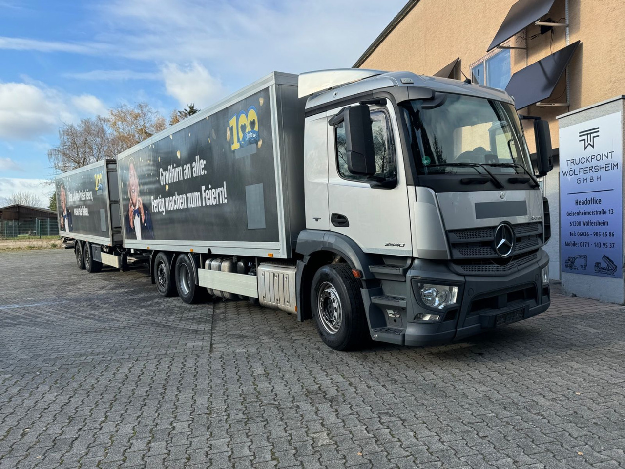 Mercedes-Benz Antos 2540/Durchladbar/2xLBW/Frigoblock/2instock - Kamion frigorifer: foto 1 Mercedes-Benz Antos 2540/Durchladbar/2xLBW/Frigoblock/2instock - Kamion frigorifer: foto 1