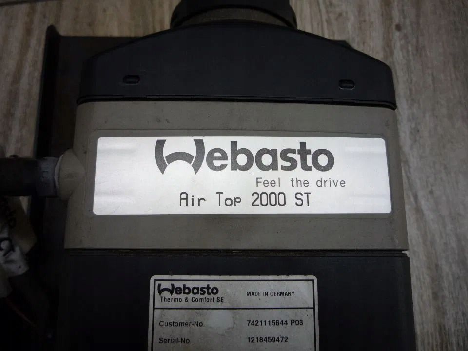WEBASTO WEBASTO AIR TOP 2000 ST RENAULT MAGNUM DXI - Ngrohja/ Ventilimi për Kamioni: foto 2 WEBASTO WEBASTO AIR TOP 2000 ST RENAULT MAGNUM DXI - Ngrohja/ Ventilimi për Kamioni: foto 2