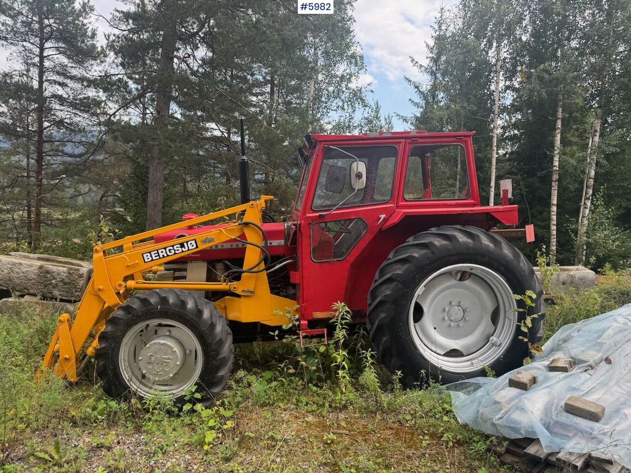 1975 Massey Ferguson 168 4x4 w/ loader - Traktor: foto 2 1975 Massey Ferguson 168 4x4 w/ loader - Traktor: foto 2