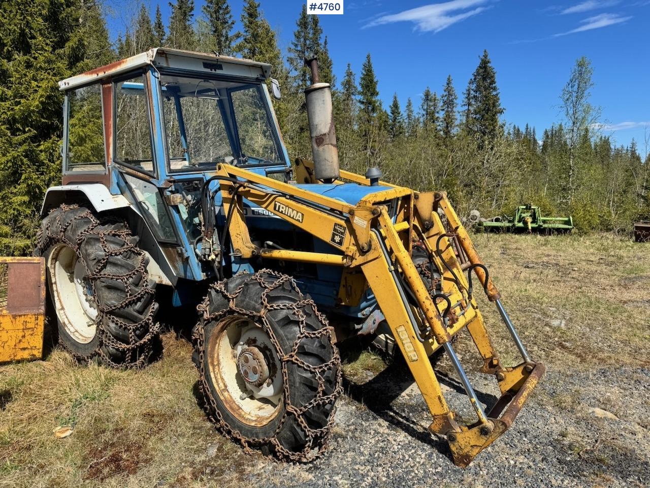 1978 Ford 6600 4x4 w/ Front Loader, Bucket, Twin Wheels and Winch. - Traktor: foto 5 1978 Ford 6600 4x4 w/ Front Loader, Bucket, Twin Wheels and Winch. - Traktor: foto 5