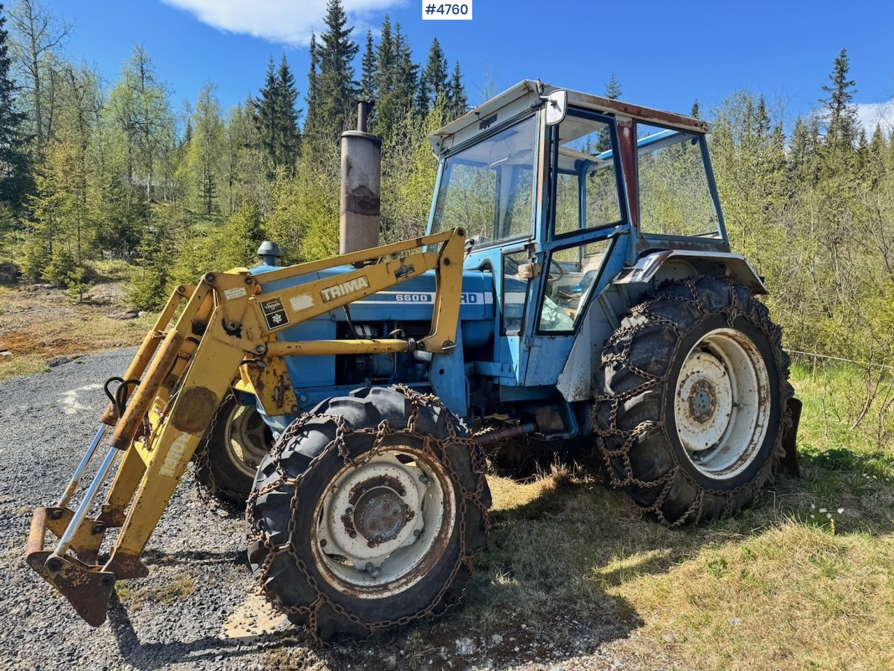 1978 Ford 6600 4x4 w/ Front Loader, Bucket, Twin Wheels and Winch. - Traktor: foto 3 1978 Ford 6600 4x4 w/ Front Loader, Bucket, Twin Wheels and Winch. - Traktor: foto 3
