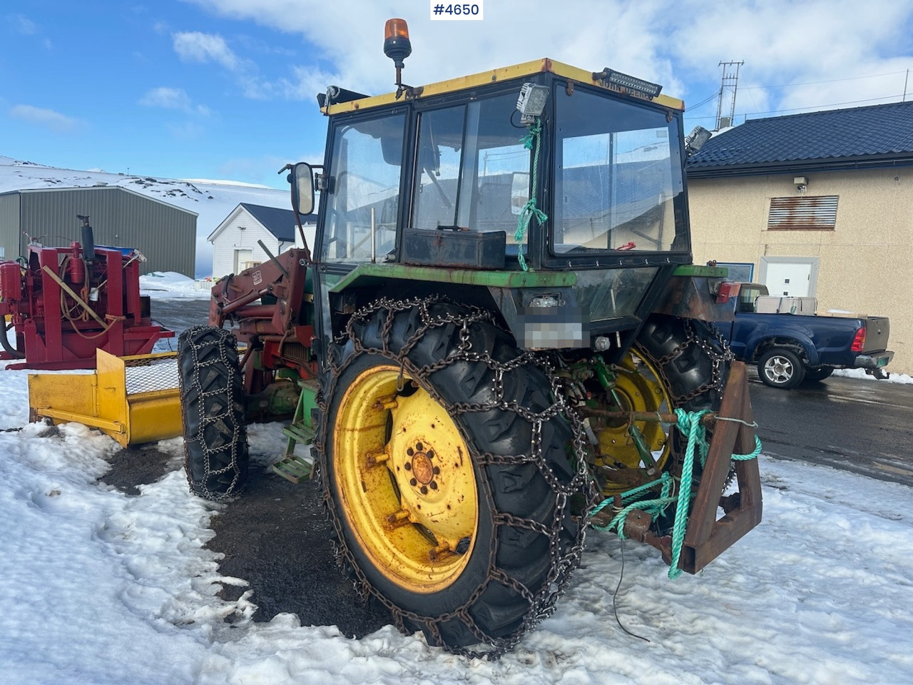 1981 John Deere 2040 w/ loader, triangle, snow blower, pallet forks and hydraulic unit. WATCH VIDEO. - Traktor: foto 3 1981 John Deere 2040 w/ loader, triangle, snow blower, pallet forks and hydraulic unit. WATCH VIDEO. - Traktor: foto 3