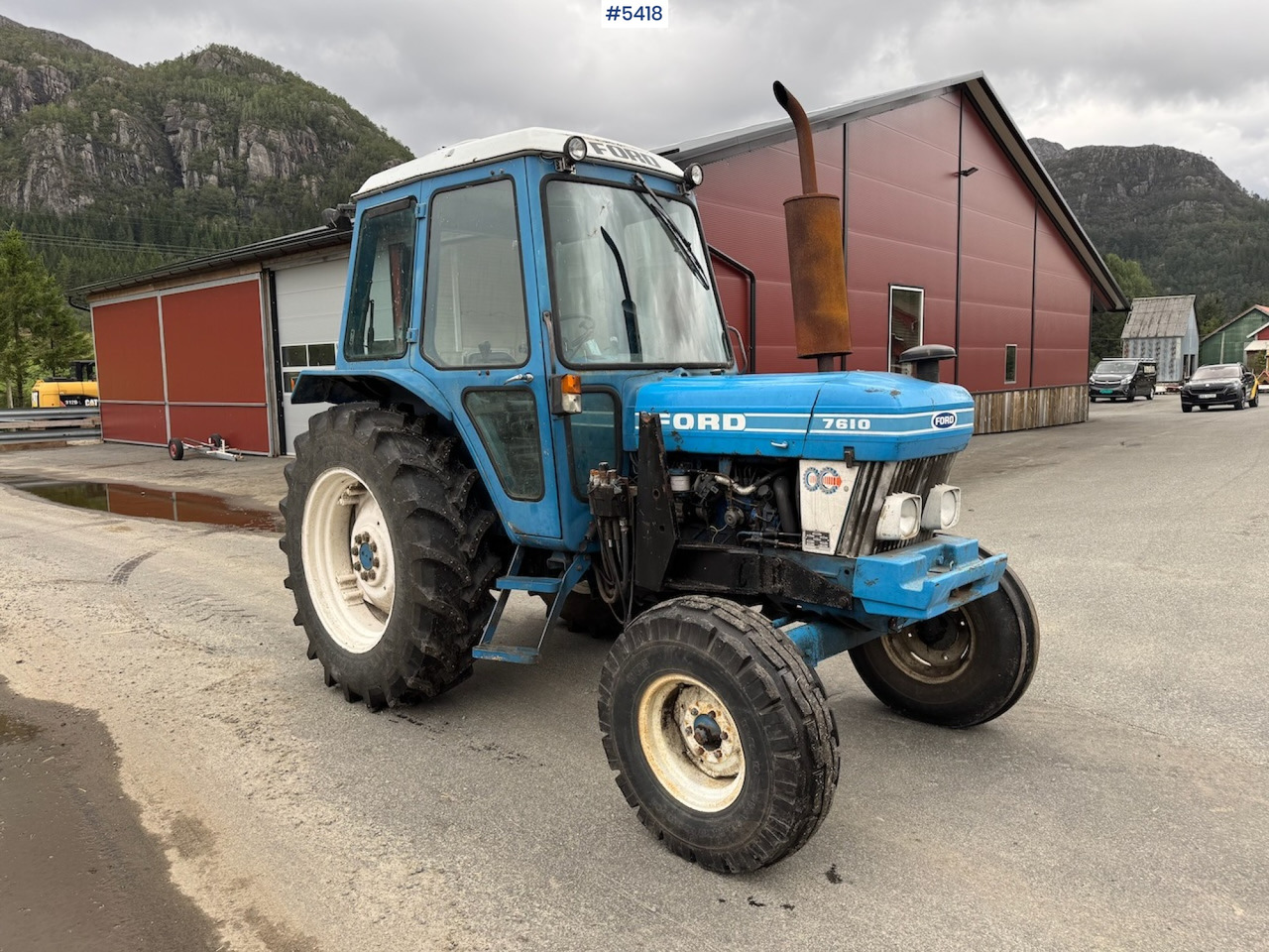 Traktor 1982 Ford 7610 w/ front loader.: foto 8