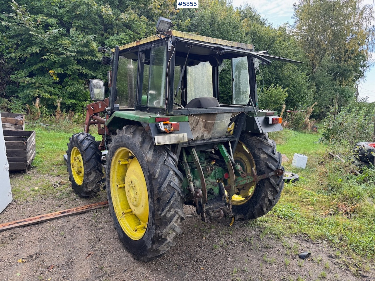 Traktor 1982 John Deere 1140 with front loader and a parts tractor: foto 12