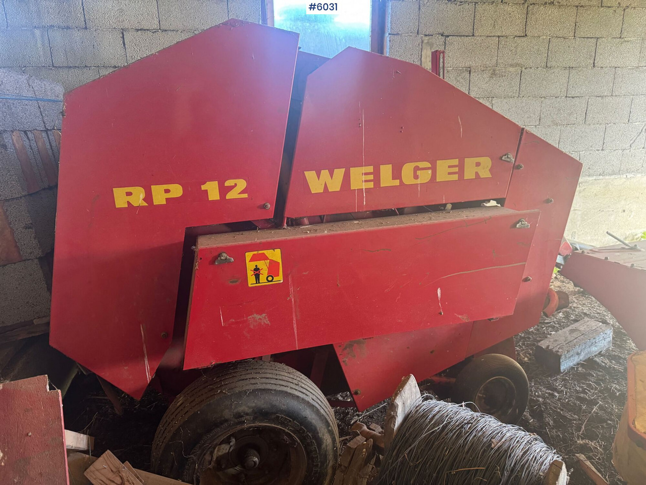 1983 Welger RP 12 round baler - Barkthyese: foto 3 1983 Welger RP 12 round baler - Barkthyese: foto 3