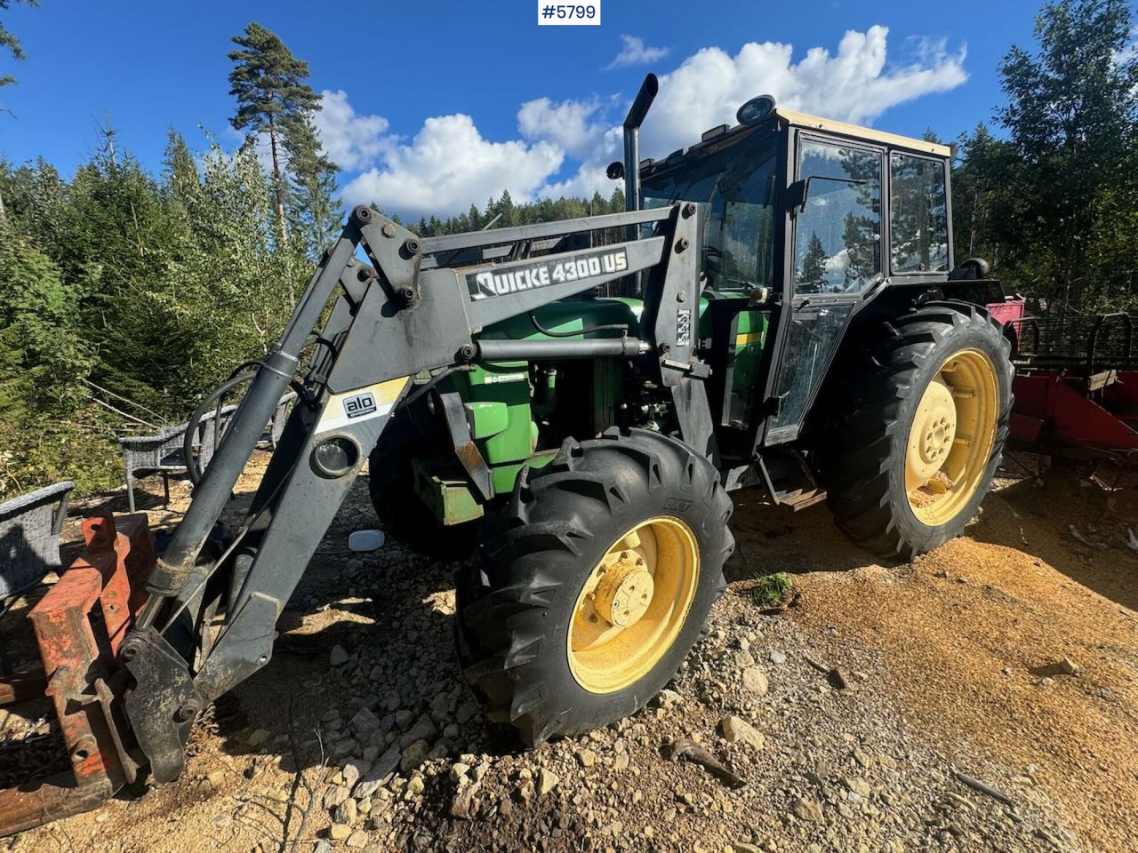 1985 John Deere 2040 4x4 w/ front loader - Traktor: foto 5 1985 John Deere 2040 4x4 w/ front loader - Traktor: foto 5