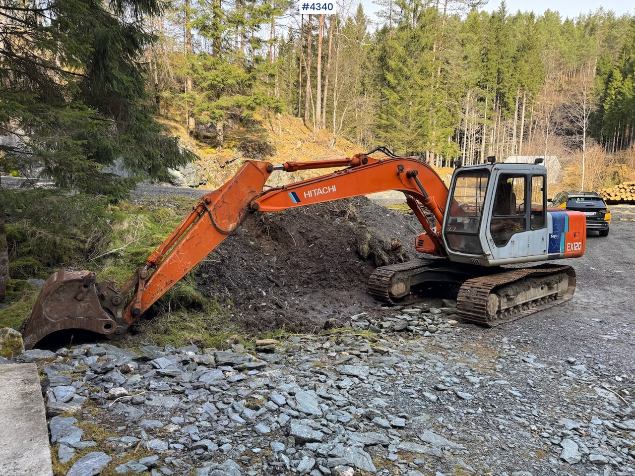 1994 Hitachi EX120-2 - Ekskavator: foto 1 1994 Hitachi EX120-2 - Ekskavator: foto 1