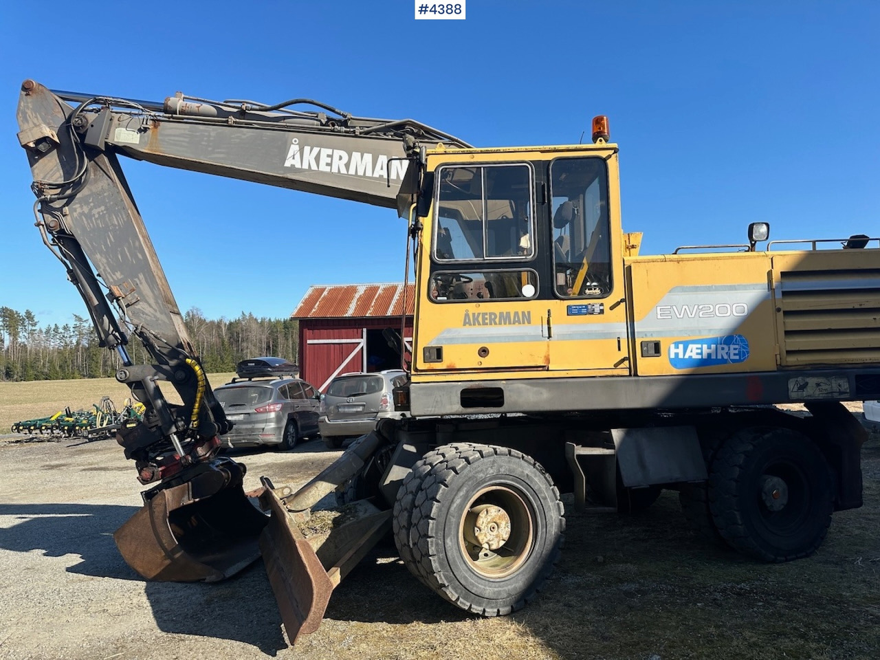 1995 Åkermann EW200 Wheel machine w/ grading bucket og tiltrotator. WATCH VIDEO. - Ekskavator: foto 2 1995 Åkermann EW200 Wheel machine w/ grading bucket og tiltrotator. WATCH VIDEO. - Ekskavator: foto 2
