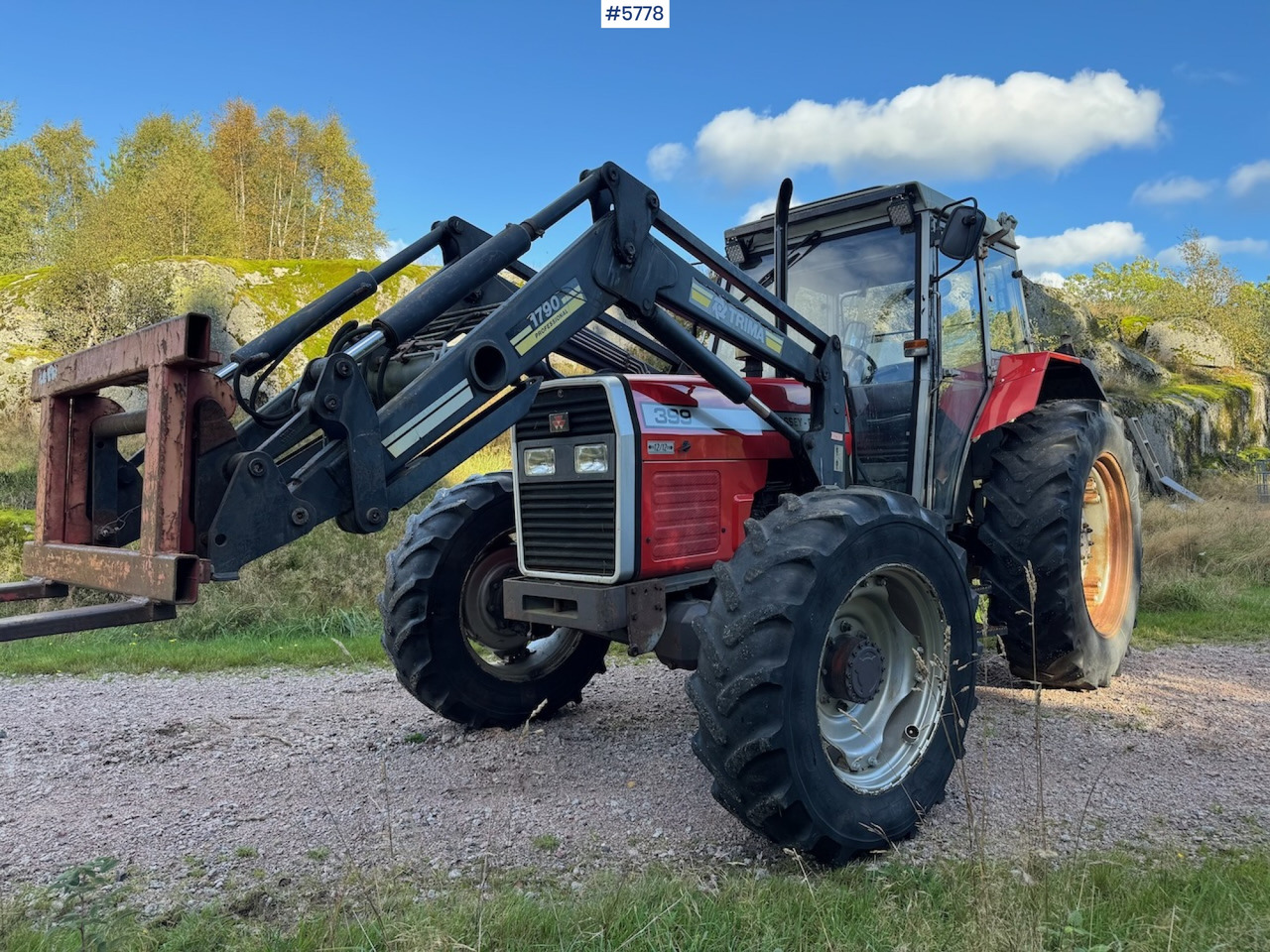 1995 Massey Ferguson 399 w/ front loader. - Traktor: foto 4 1995 Massey Ferguson 399 w/ front loader. - Traktor: foto 4