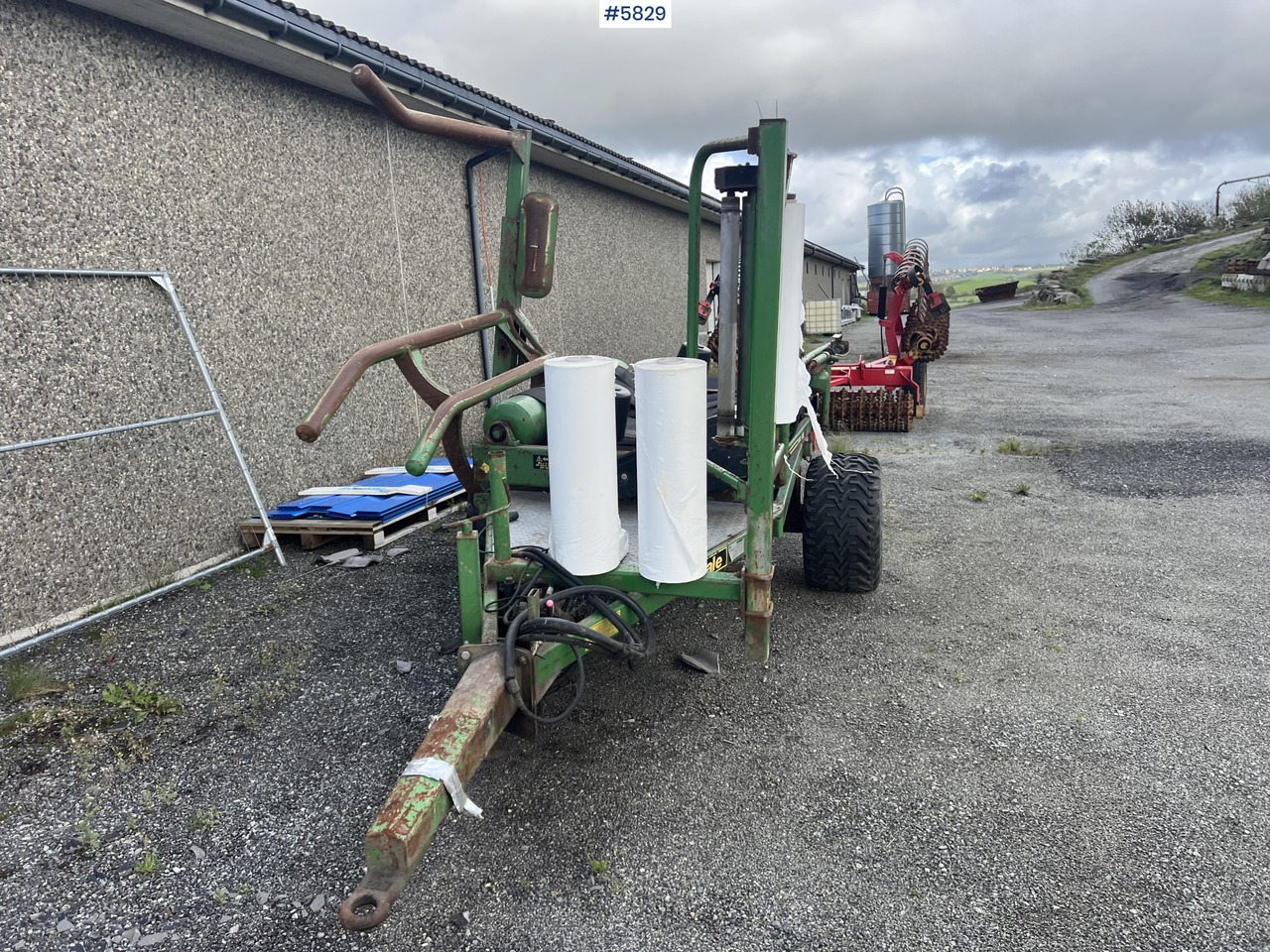 1996 Mchale 991B round bale wrapper - Barkthyese: foto 4 1996 Mchale 991B round bale wrapper - Barkthyese: foto 4