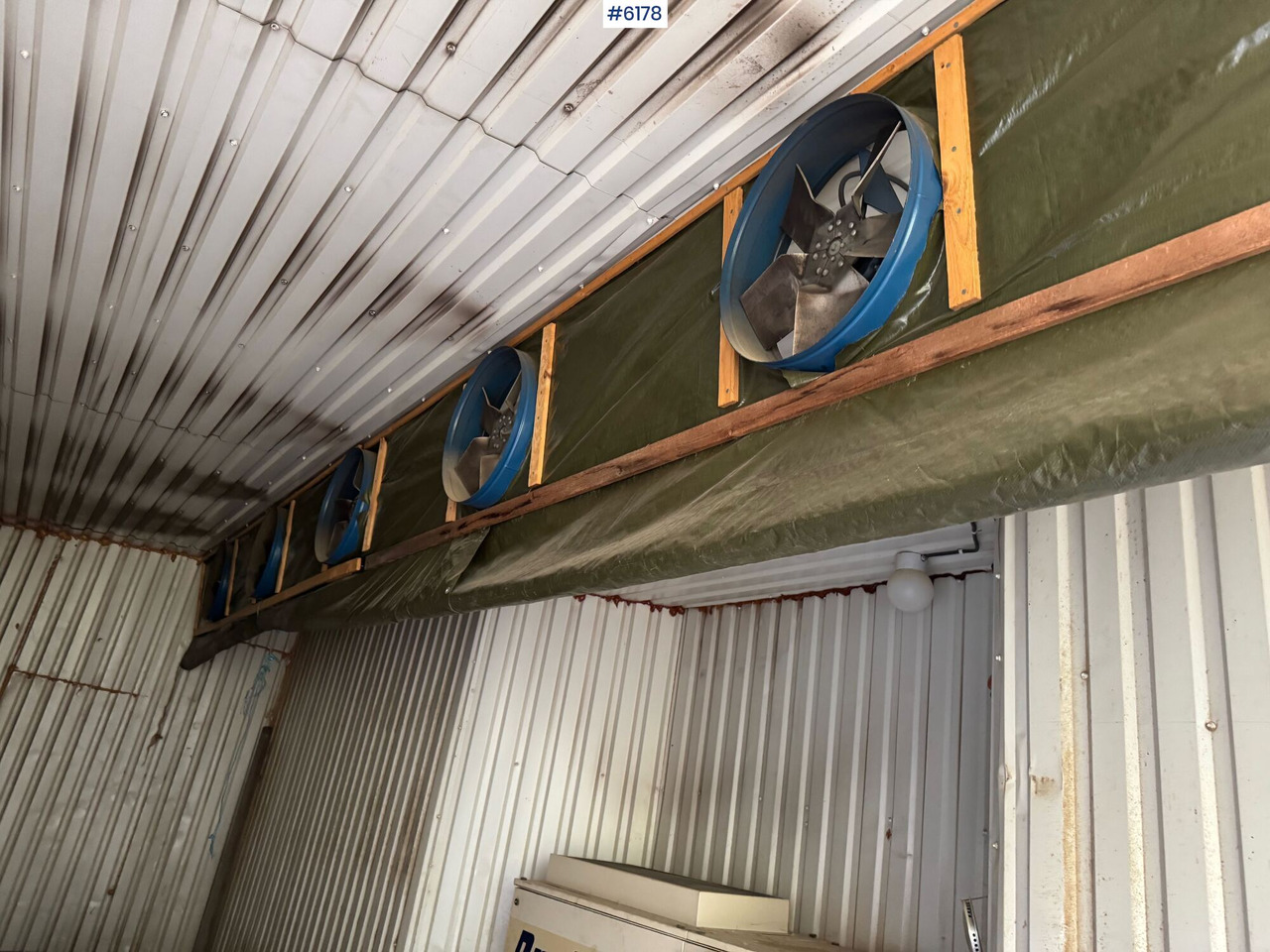 1997 Dryfinn 15 drying unit with circulation fans and trolley - Pajisje HVAC: foto 5 1997 Dryfinn 15 drying unit with circulation fans and trolley - Pajisje HVAC: foto 5