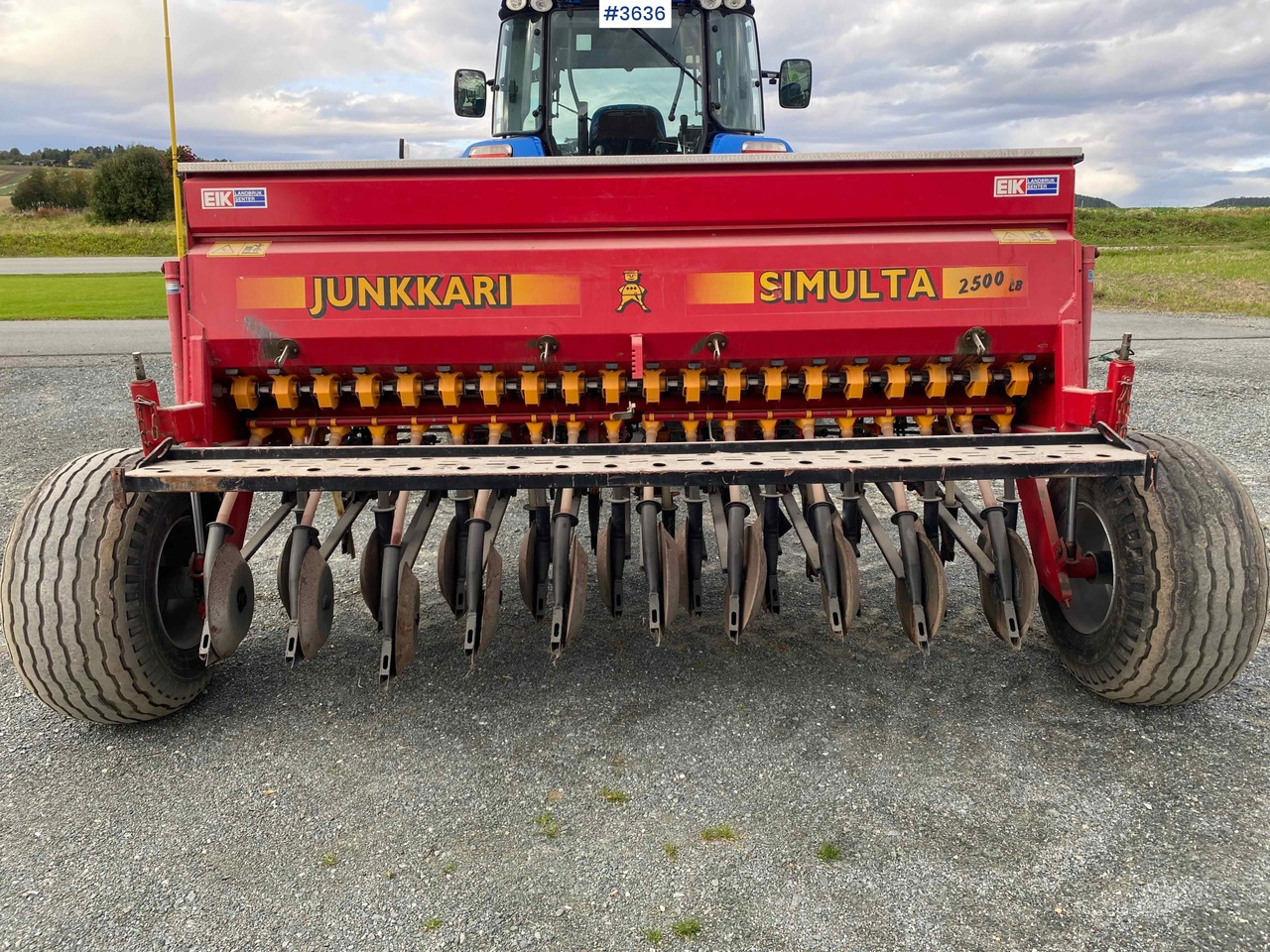 1997 Junkkari Simulta 2500 seed drill - Mbjellëse në radhë: foto 2 1997 Junkkari Simulta 2500 seed drill - Mbjellëse në radhë: foto 2
