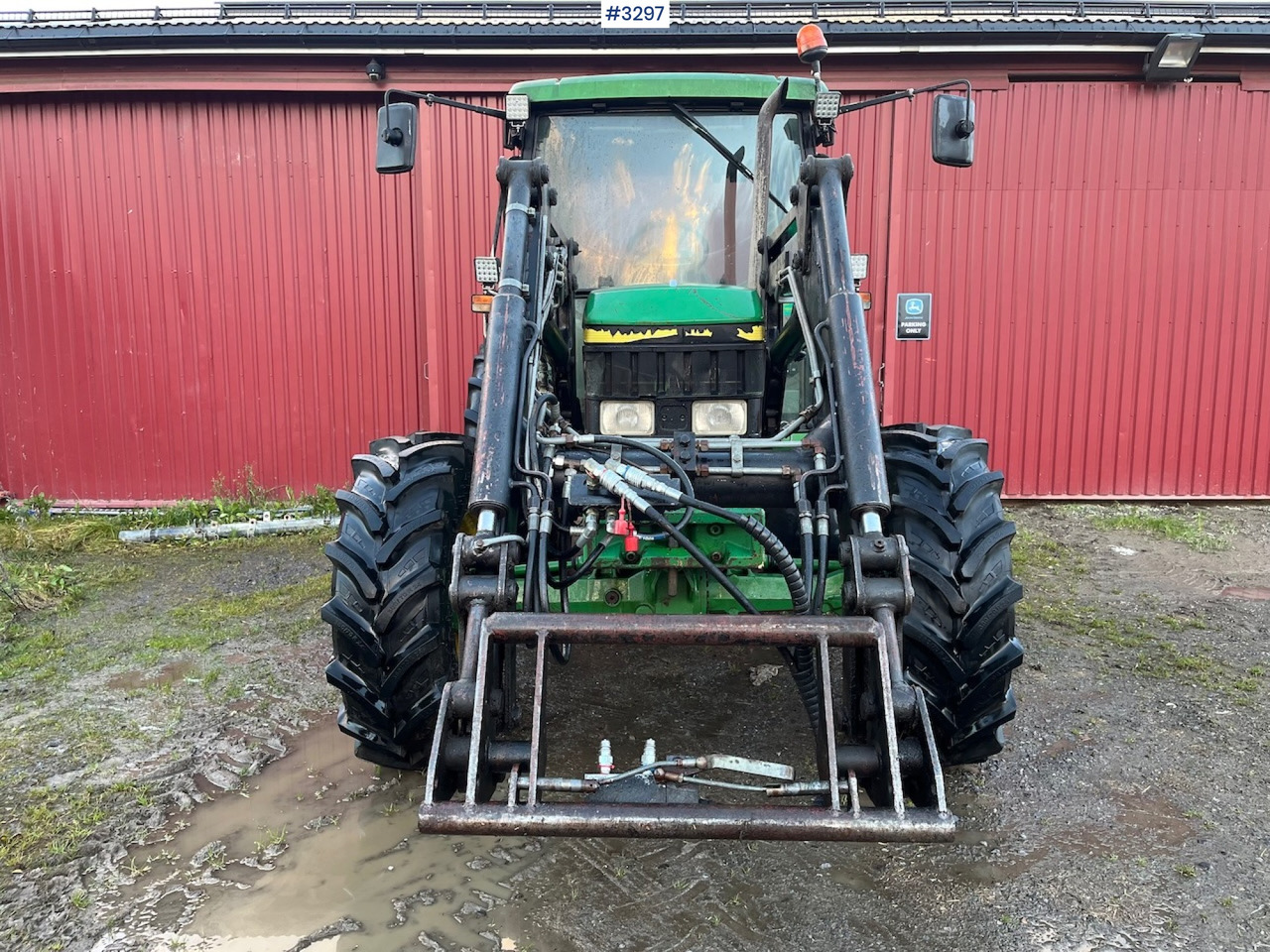 1999 John Deere 6210 SE with Front Loader - Traktor: foto 3 1999 John Deere 6210 SE with Front Loader - Traktor: foto 3