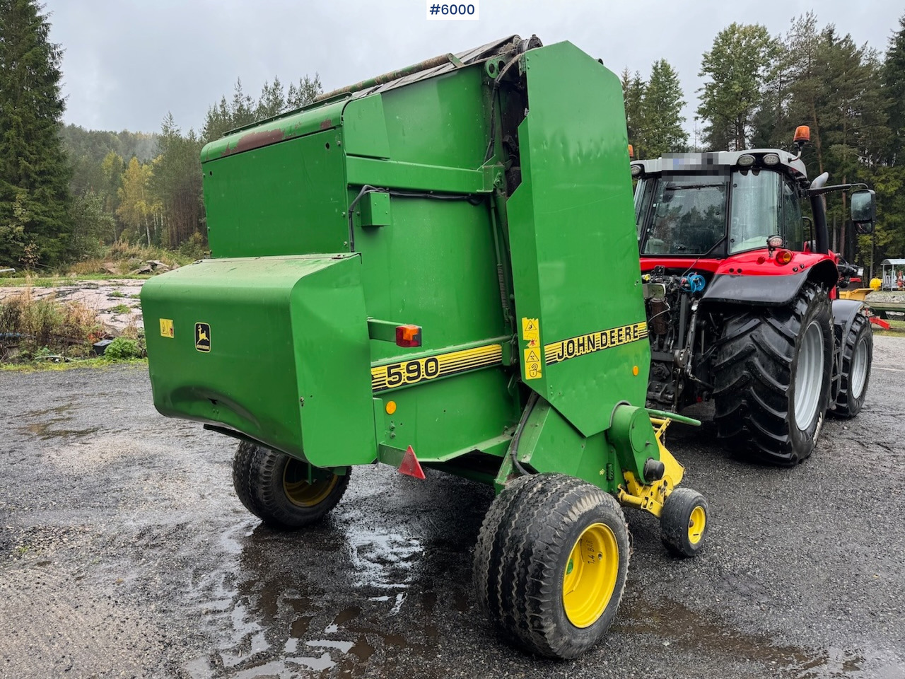 2000 John Deere 590 Round Baler. - Barkthyese: foto 5 2000 John Deere 590 Round Baler. - Barkthyese: foto 5