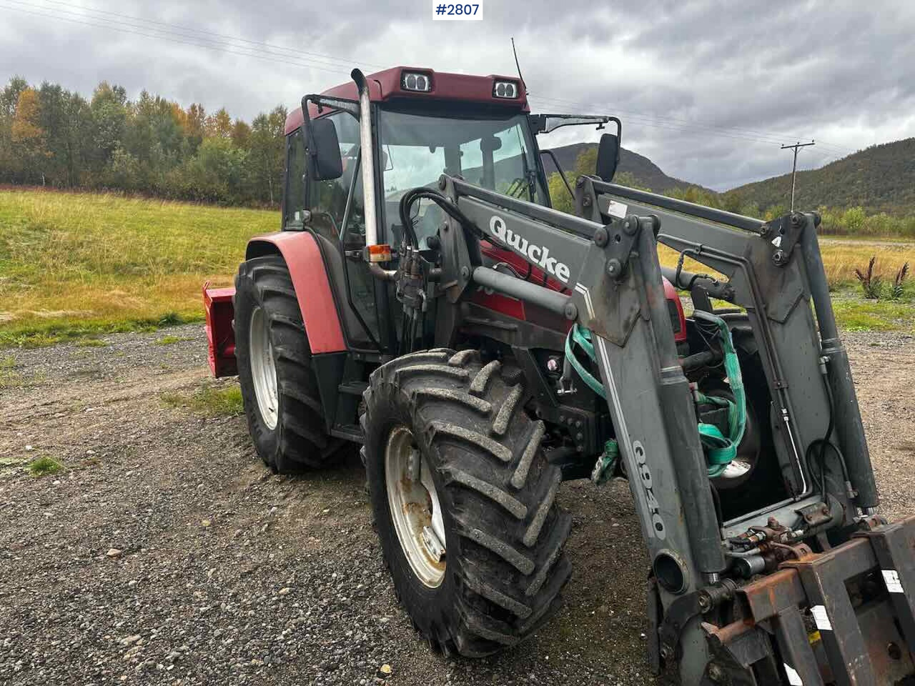 2001 Case CS86A tractor w/ Quicke Q940 front loader. - Traktor: foto 4 2001 Case CS86A tractor w/ Quicke Q940 front loader. - Traktor: foto 4