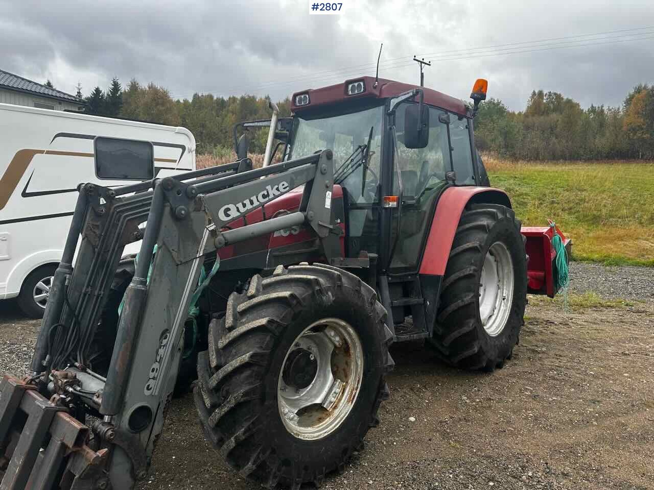 2001 Case CS86A tractor w/ Quicke Q940 front loader. - Traktor: foto 2 2001 Case CS86A tractor w/ Quicke Q940 front loader. - Traktor: foto 2