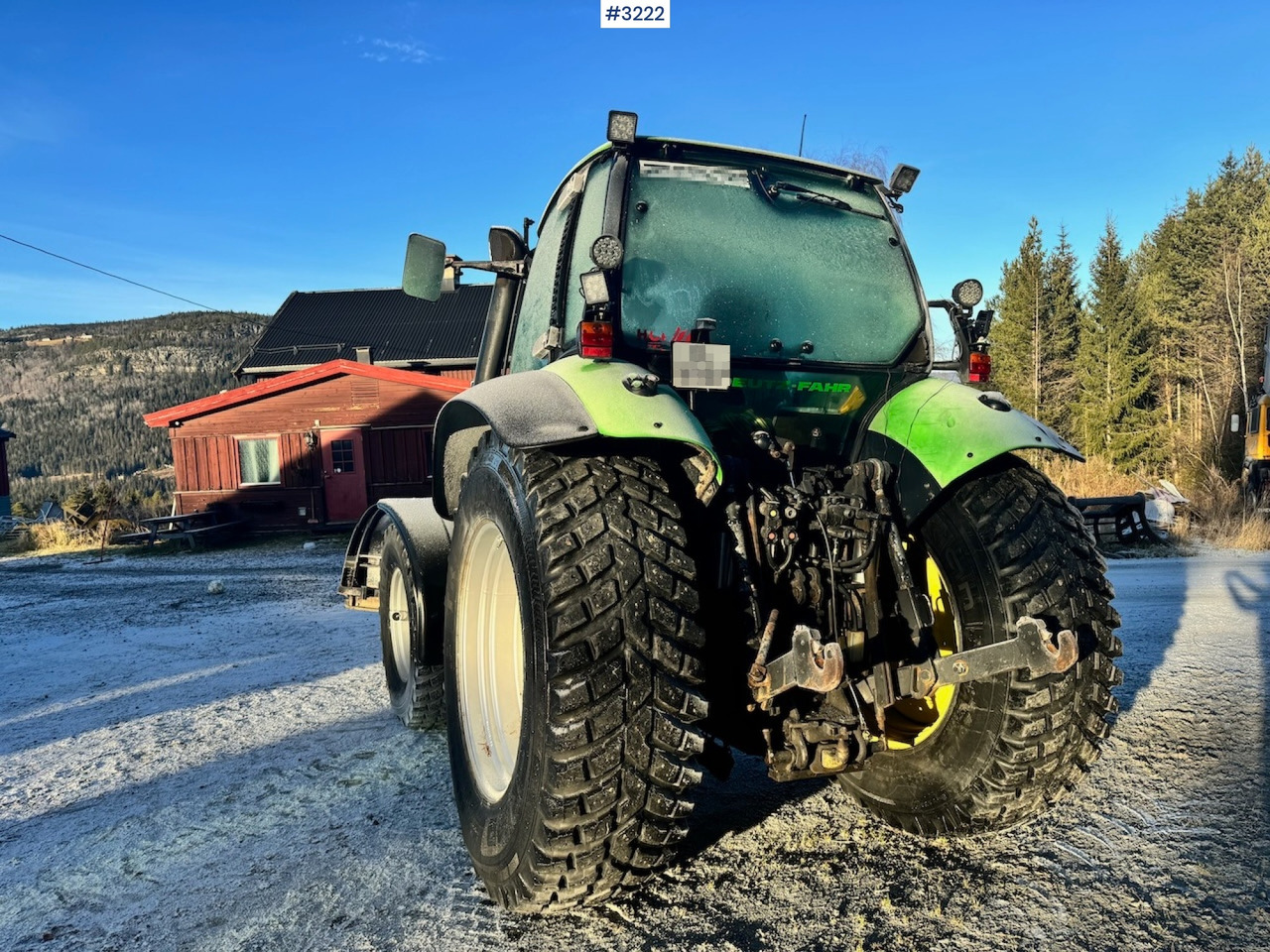 2001 Deutz-Fahr Agrotron 120 4x4 tractor with front loader, 2 sets of tires, snowplow mount, and blade. - Traktor: foto 4 2001 Deutz-Fahr Agrotron 120 4x4 tractor with front loader, 2 sets of tires, snowplow mount, and blade. - Traktor: foto 4